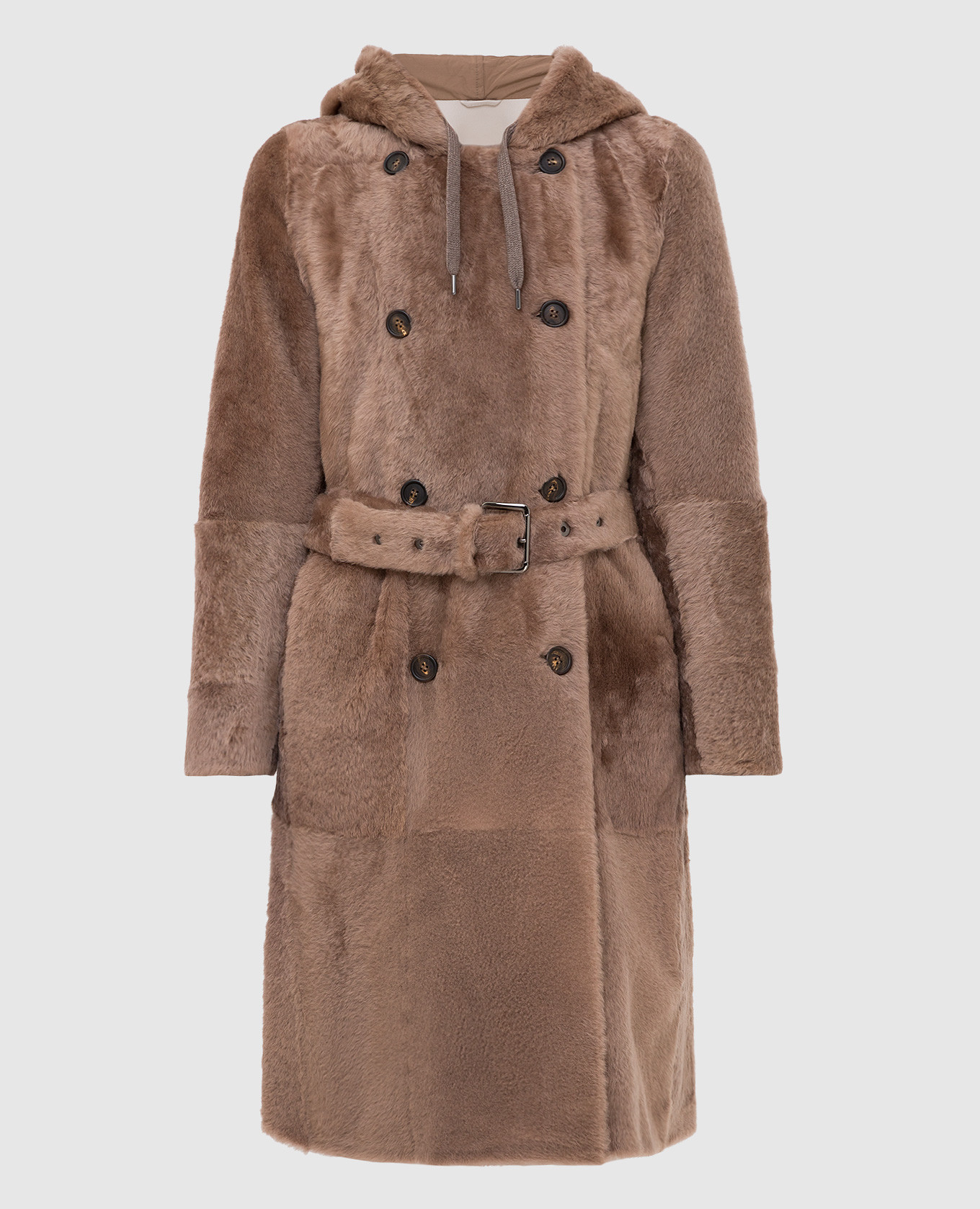 

Beige fur coat Brunello Cucinelli