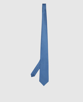 Stefano Ricci Blue patterned silk tie CH41026