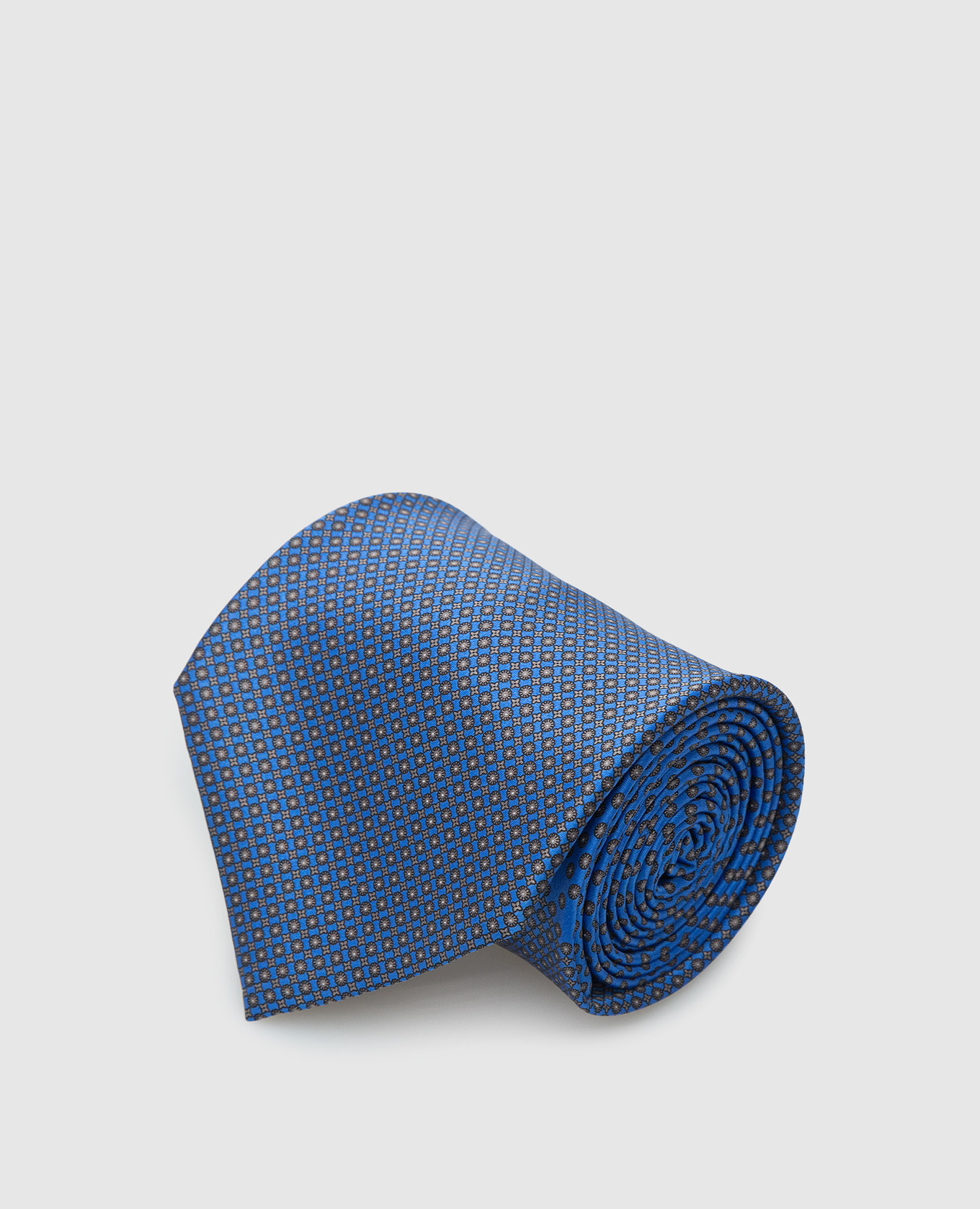 

Blue patterned silk tie Stefano Ricci