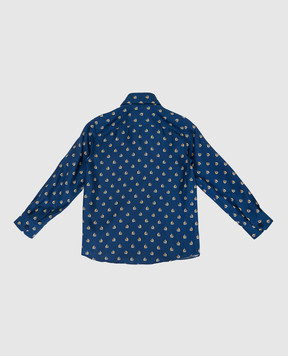 Stefano Ricci Children's silk shirt in a pattern YC003203NG600F