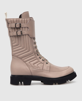 MYM Ivor Beige Leather Boots IVOR