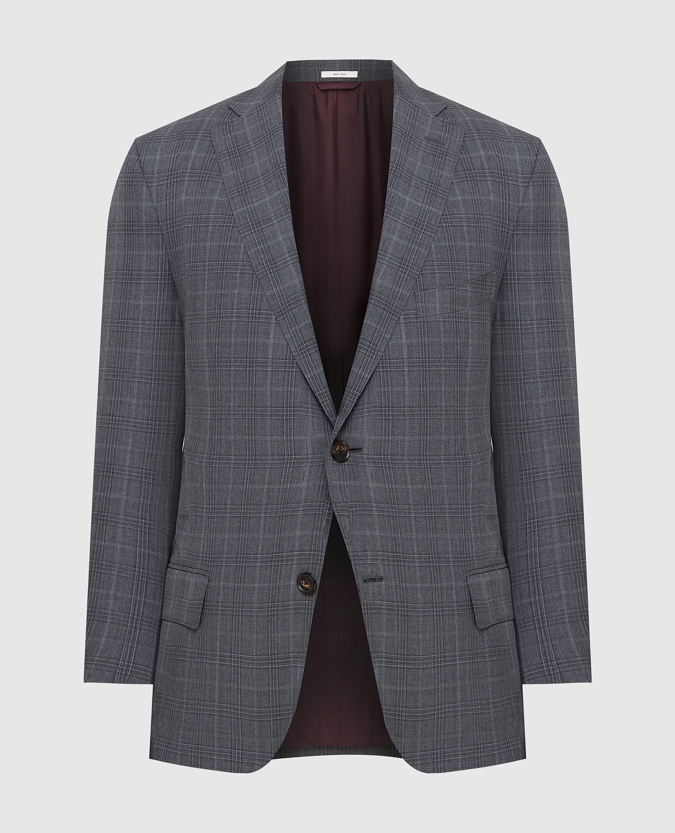 

Gray wool jacket Luciano Barbera, Grey