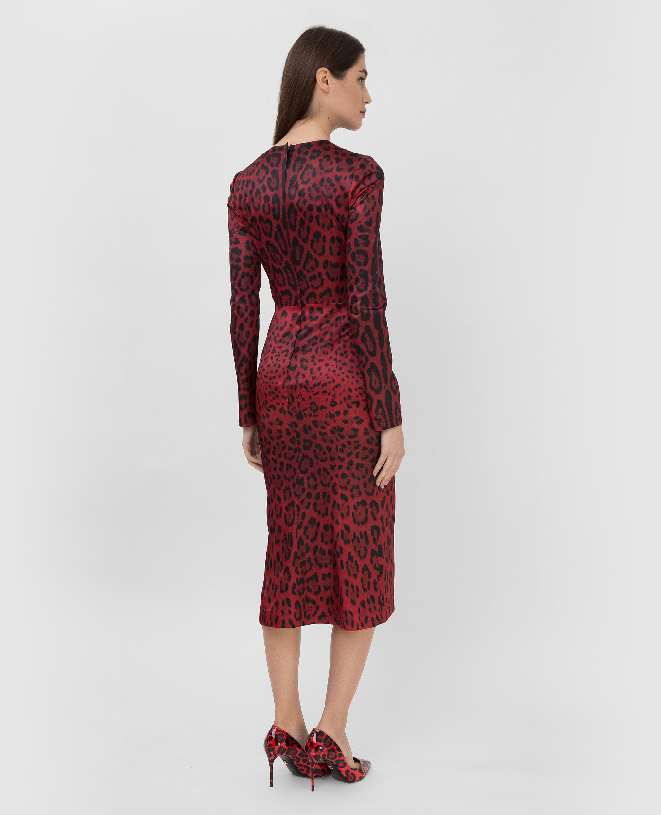 Animal print midi dress Dolce&Gabbana 4