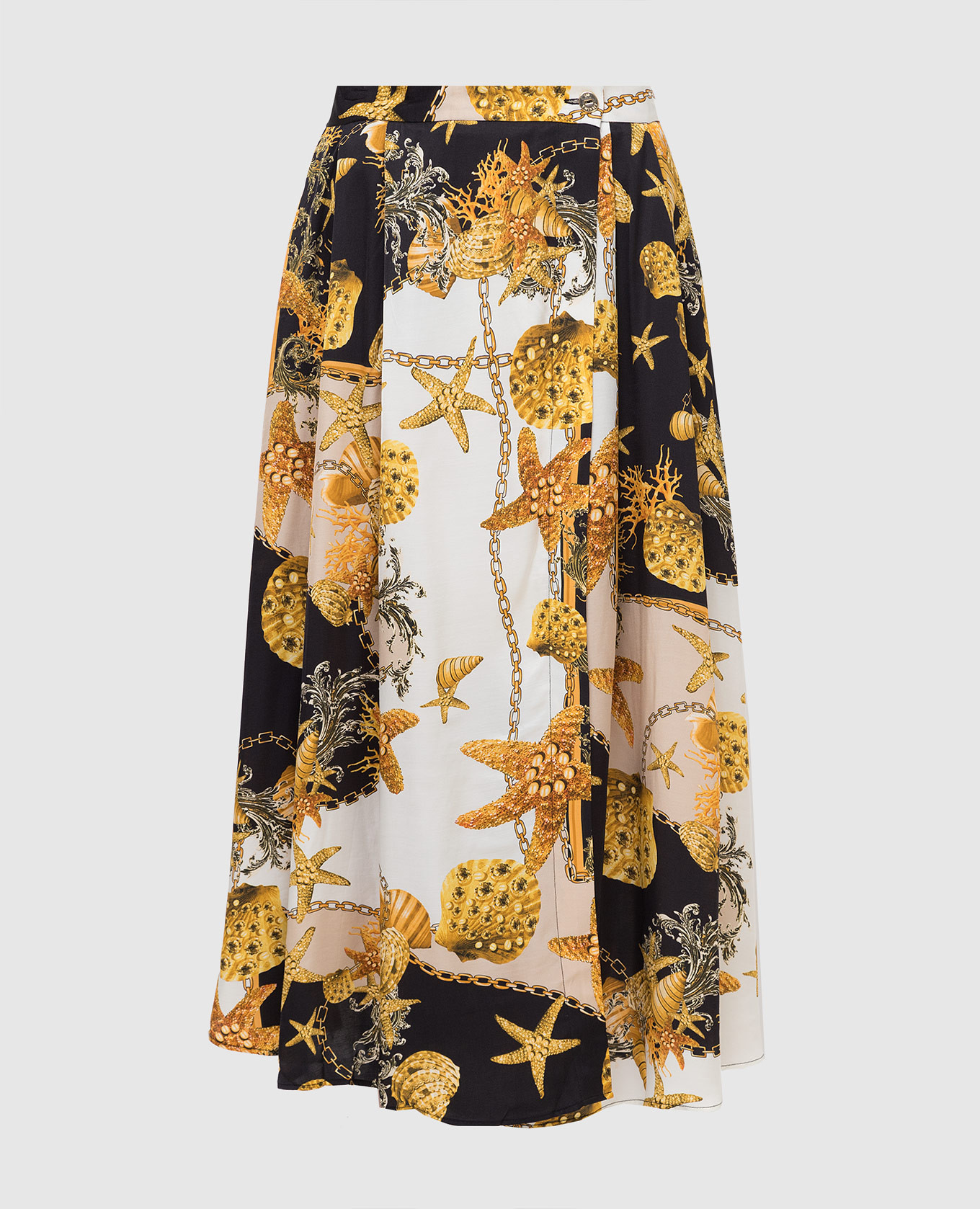 

Printed wrap skirt Twinset, Black