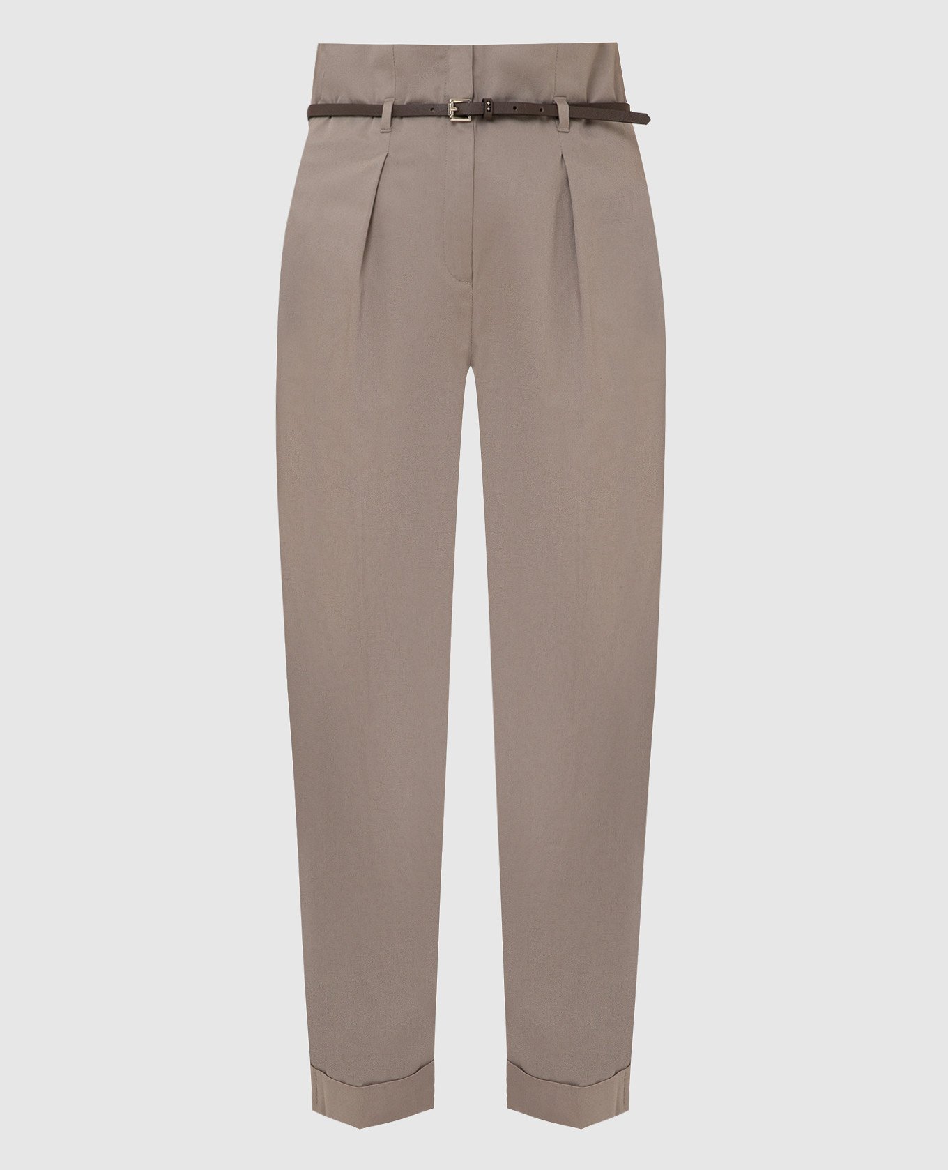 

Dark beige trousers Peserico