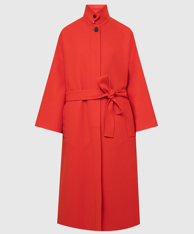 Jil Sander - Scarlet cashmere coat JSPT120685WT100503 - shop