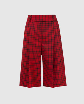 ALEXANDRE VAUTHIER Patterned wool Bermuda shorts 213SK15061502