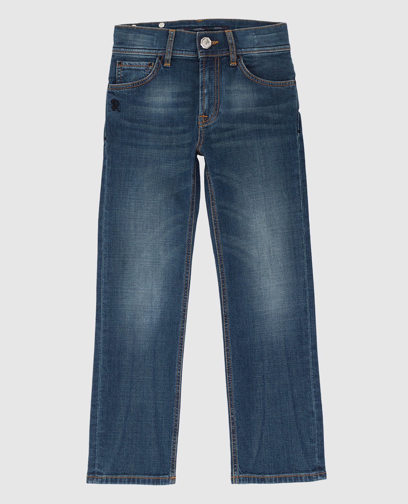 

Children's blue distressed jeans Stefano Ricci