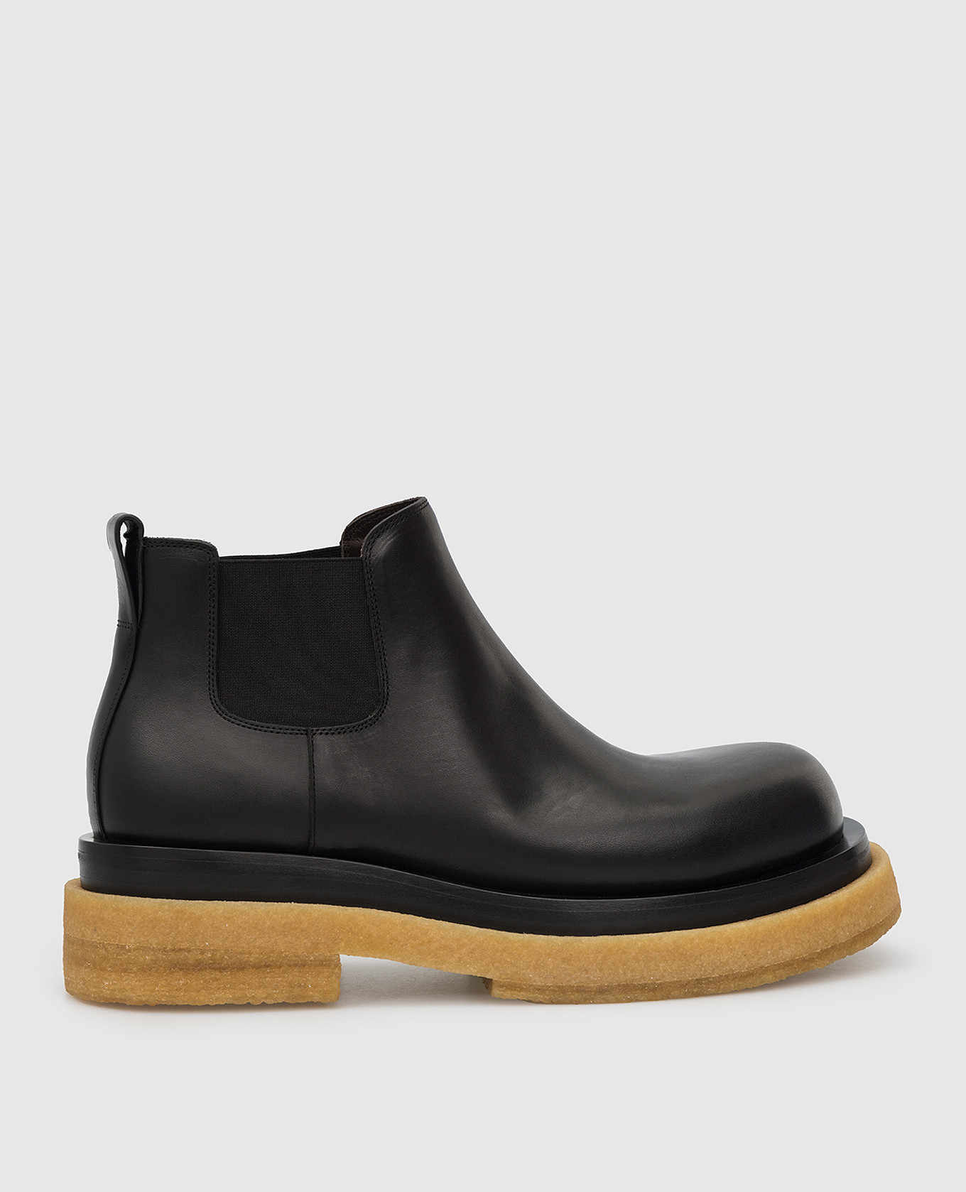 

Leather chelsea boots with chunky soles Bottega Veneta, Black