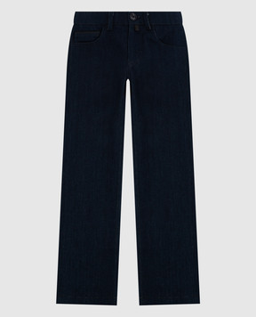 Stefano Ricci Jeans blu scuro per bambini YUT7400040VAL009