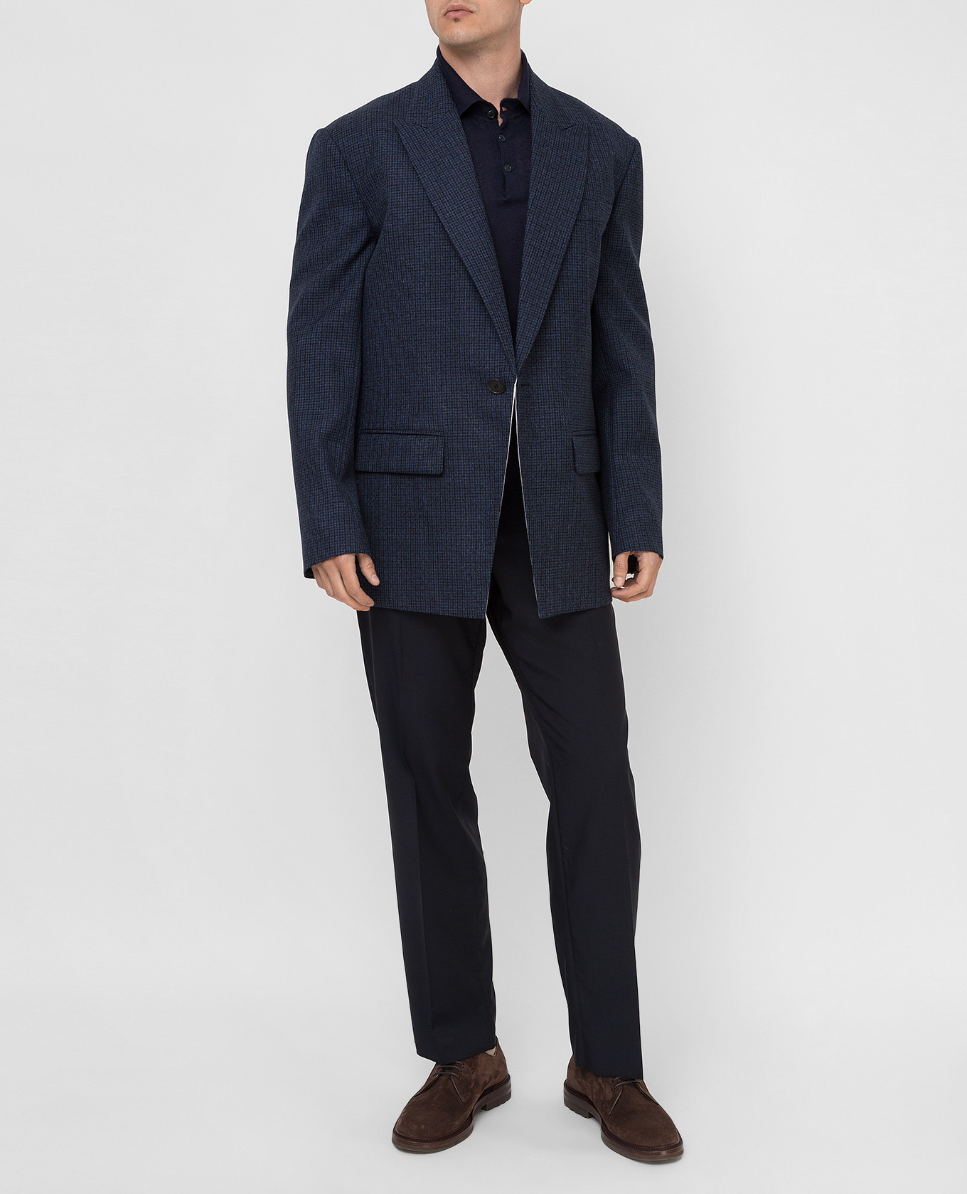 Plaid wool blazer Valentino 2