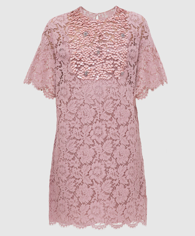 Valentino pink lace dress store