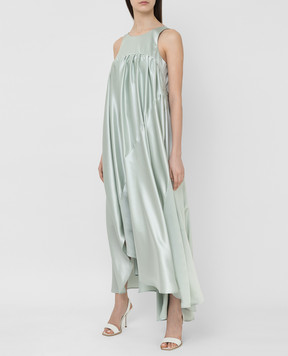 NINA RICCI Silk dress with round neckline 21PCRO002SE1344