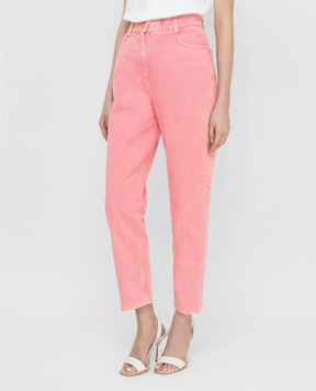 Balmain pink jeans VF15700D090