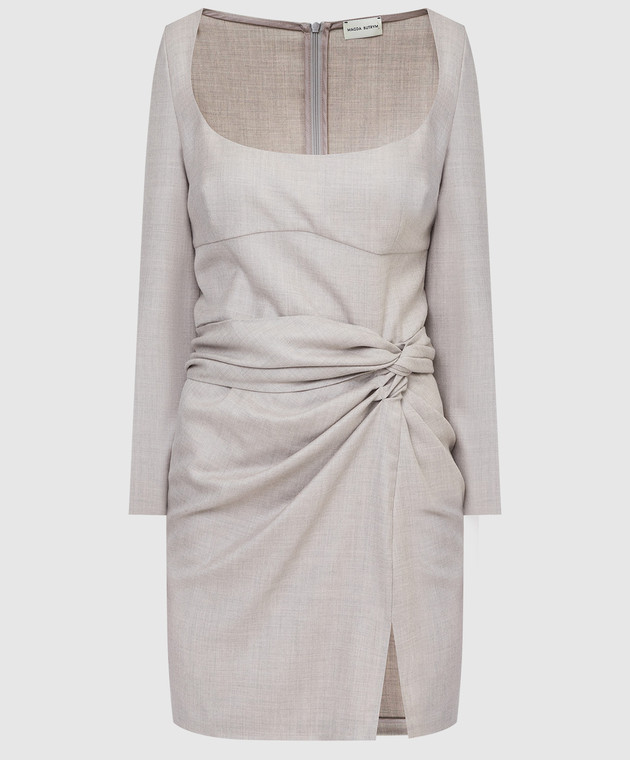 Magda Butrym - Cashmere mini dress with slit and drape 168921 - shop with  Estonia delivery at Symbol