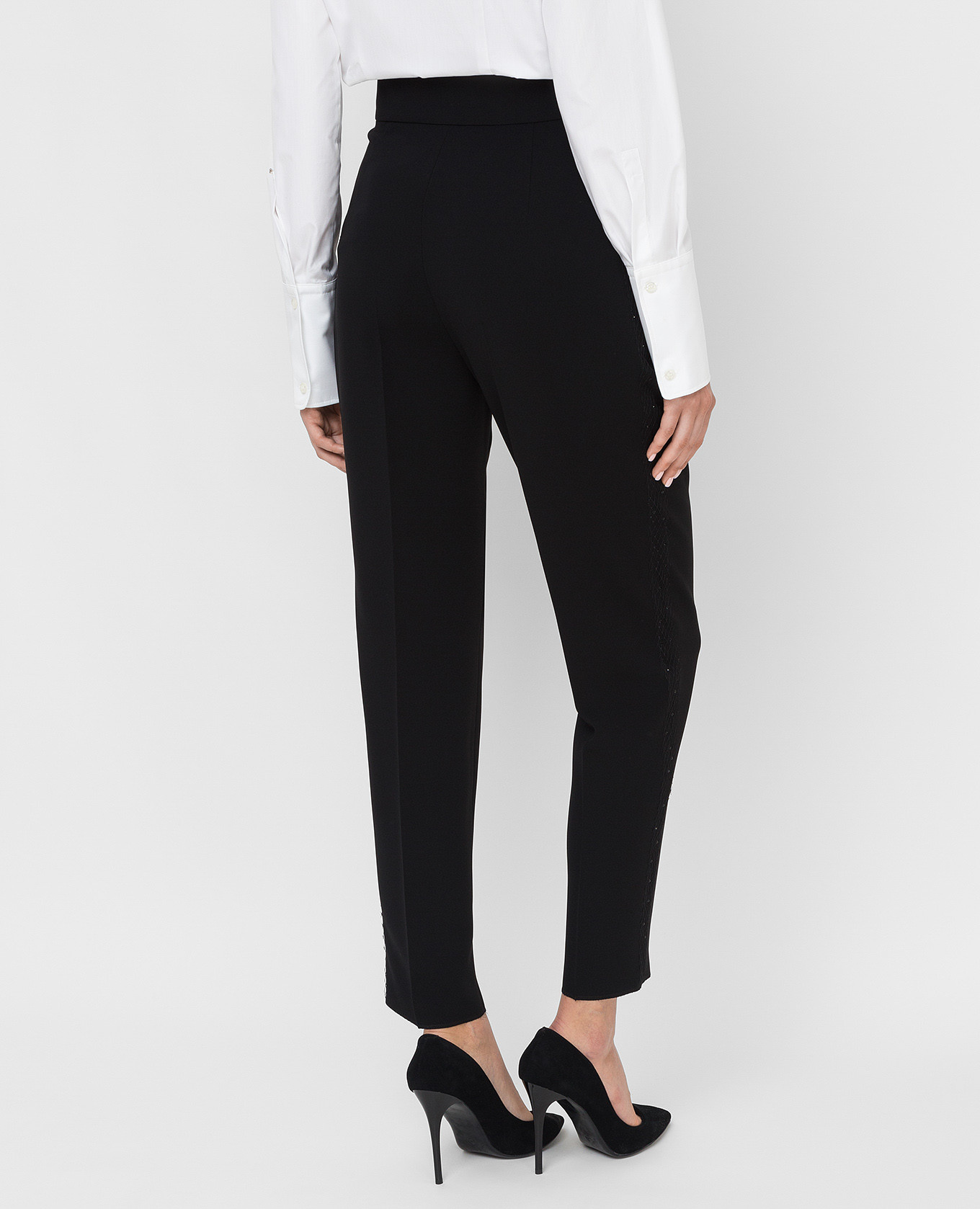 Galena trousers with mesh inserts and crystals Max Mara 4
