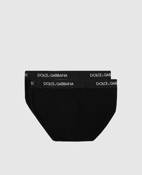 Dolce&Gabbana Children's set of black panties L4J700G7OCT