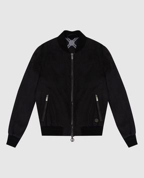 Stefano Ricci Children's silk jacket with embroidery YDJ8200050ST0003