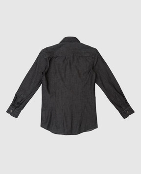 Stefano Ricci Children's dark gray shirt YC004850EX1801