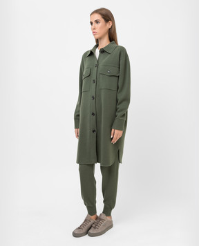 Allude Slit wool and cashmere cardigan 21517614