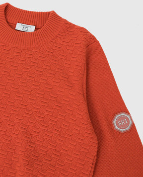 Stefano Ricci Patterned cashmere sweater for children YAK6S11G01F6SA04