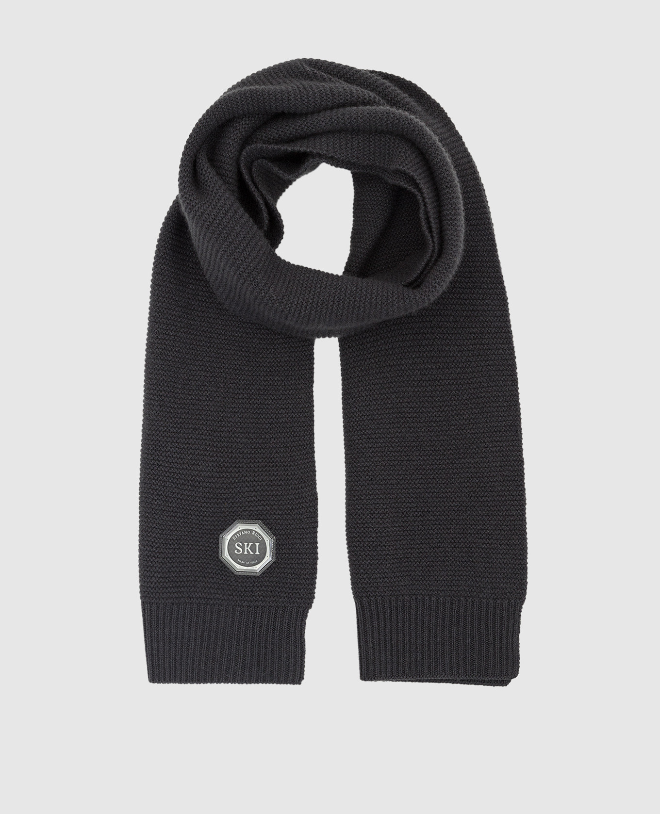 

Children's dark gray cashmere scarf Stefano Ricci, Grey