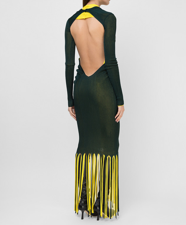 Bottega Veneta - A green dress 640077V07S0 - shop with European delivery at Symbol Bottega Veneta - A green dress 640077V07S0 - shop with European delivery at Symbol