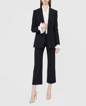 Philosophy di Lorenzo Serafini Navy blue trousers V0317