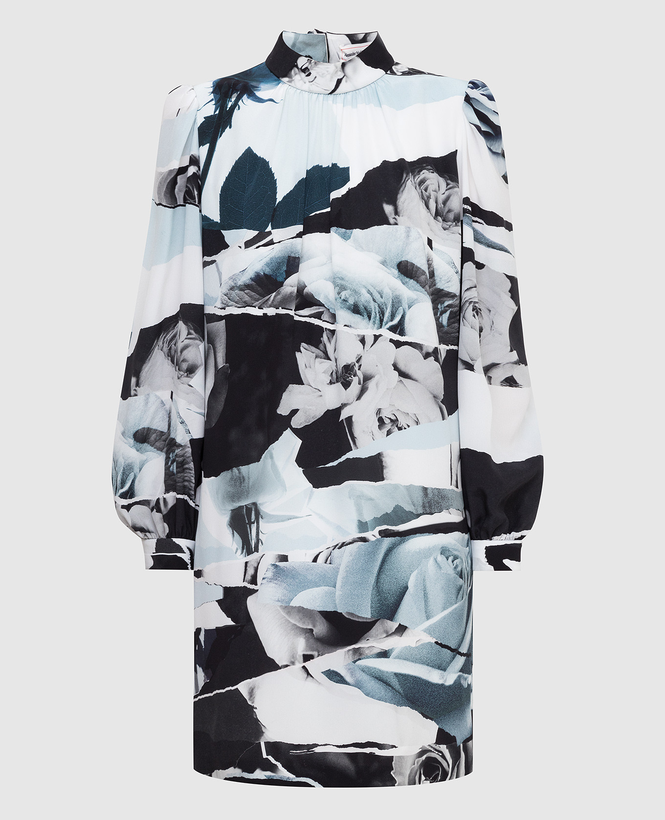 

Silk dress Alexander McQueen, Light blue