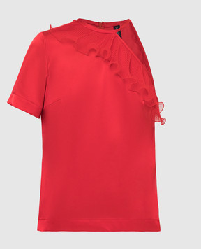 David Koma Red blouse AW19DK54T