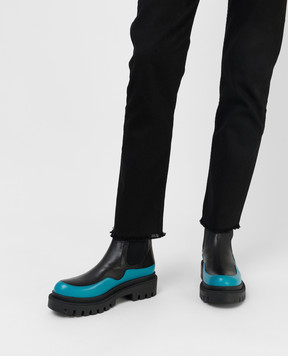 Babe Pay Pls Leather chelsea with contrast panel 7733035