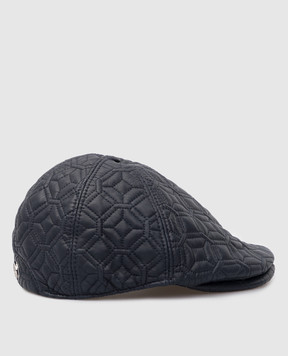 Stefano Ricci Children's leather cap in a pattern YVF2019PNPMI01