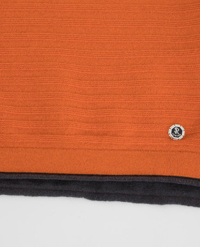 Stefano Ricci Children's orange cashmere jumper K808007G01Y16487
