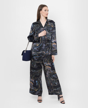 Fendi Printed silk trousers FR6275AJ09