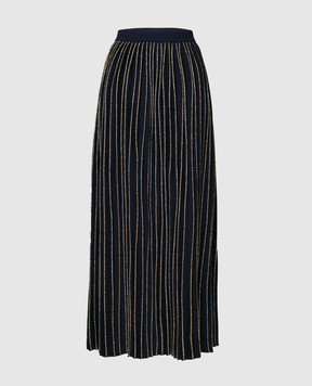 Gucci Blue pleated skirt 490353