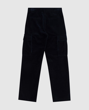 Stefano Ricci Children's corduroy cargo pants YAT6K00010HTVELL