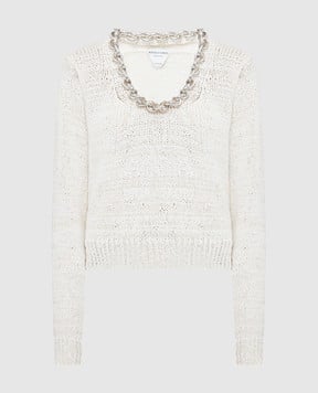 Bottega Veneta Light beige sweater 628711VKWB0