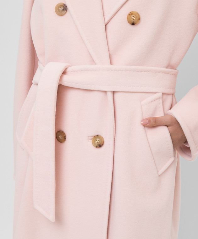 Max Mara - Light pink wool and cashmere coat 