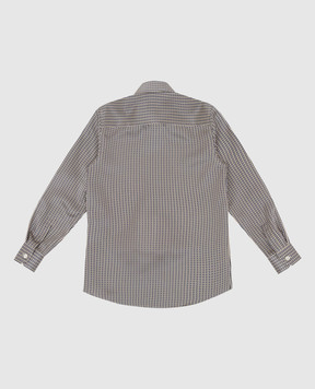 Stefano Ricci Children's silk shirt in a pattern YC00419635026