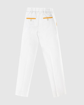 Stefano Ricci Children's light gray trousers Y1T0G90T00CTA105