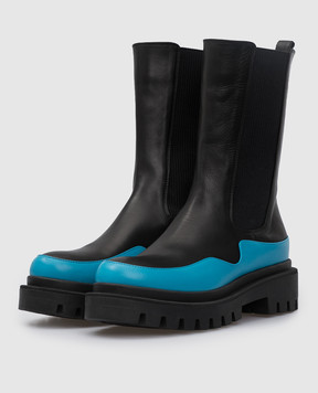 Babe Pay Pls Leather chelsea with contrast panel 77331135