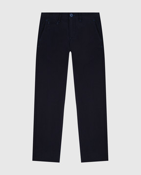 Stefano Ricci Children's dark blue trousers YUT6400020CTC800