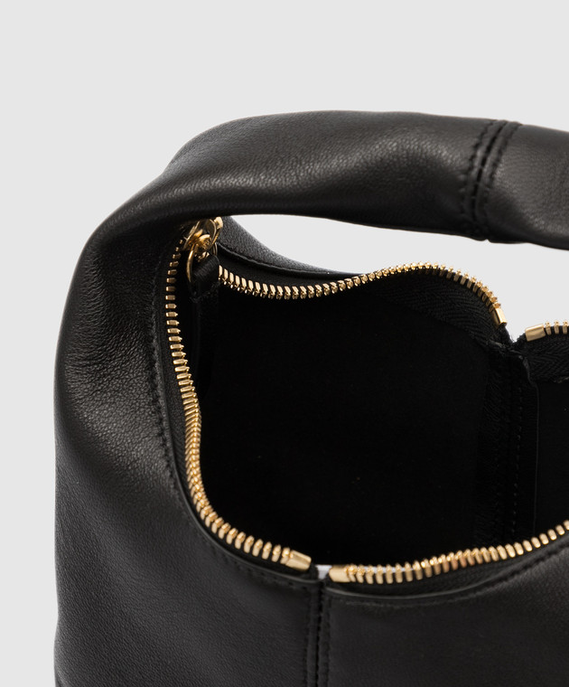 Frenzlauer - Black leather mini Panier bag MINIPANIER - shop with 