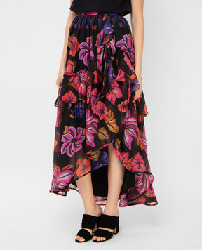 Alberta Ferretti Black silk skirt A0122
