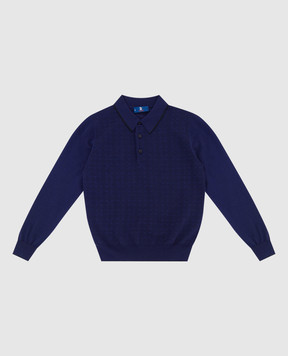 Stefano Ricci Cashmere and silk polo for children KY08002P03Y20482