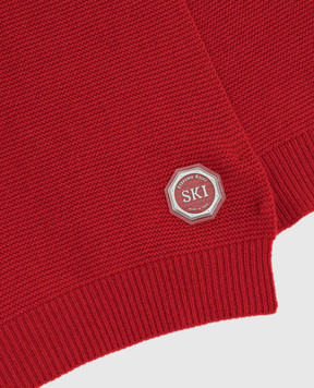 Stefano Ricci Children's light burgundy cashmere scarf KYS8300SCISY6480