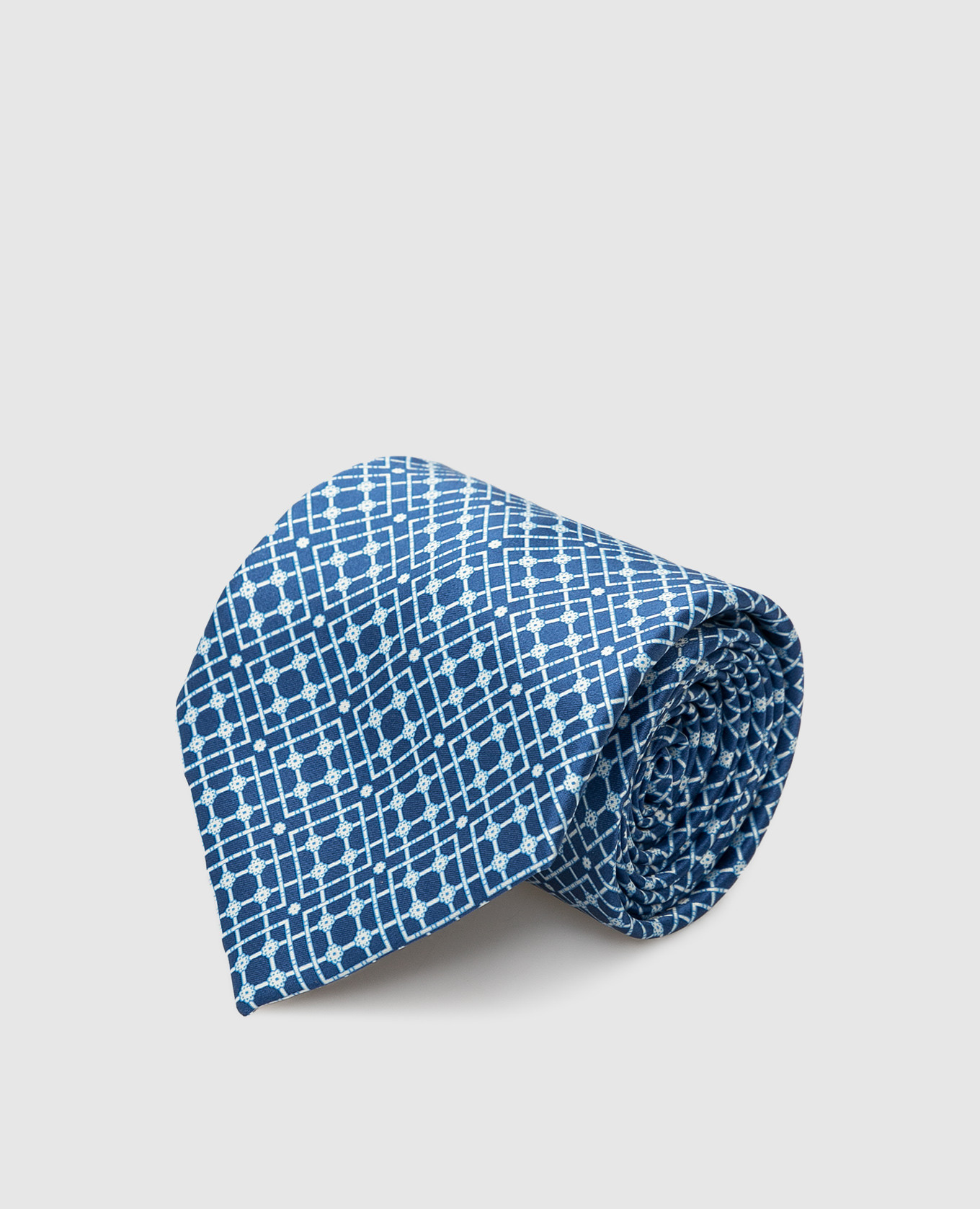 

Silk tie in argyle pattern Stefano Ricci, Blue
