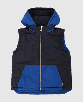 Stefano Ricci Children's reversible vest with logo YAJ6400030TEN001