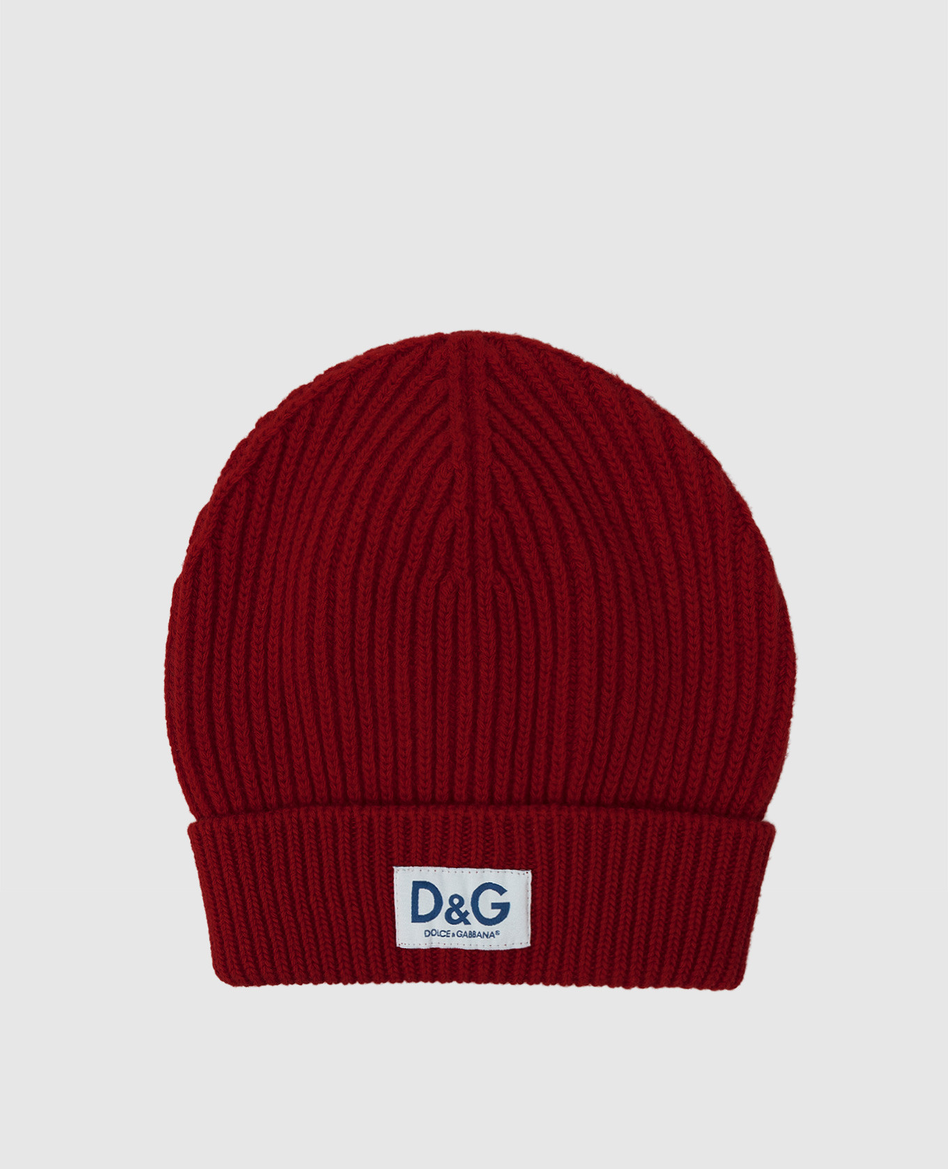 

Red wool hat with logo Dolce&Gabbana