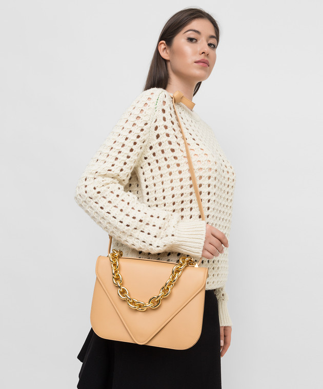 ショルダーバッグ・ポシェット BOTTEGA VENETA FW21 MOUNT BAG (667398_V12J02700) Bottega Veneta - Mount leather messenger bag 667398V12J0